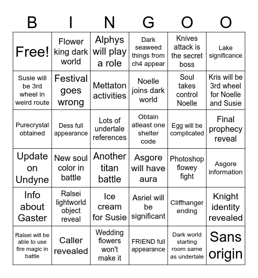 ch5 Bingo Card