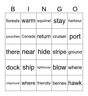 June 22 Bingo Card