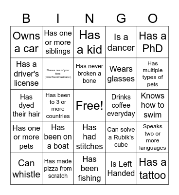 WSRP 2026 Staff Icebreaker Bingo Card