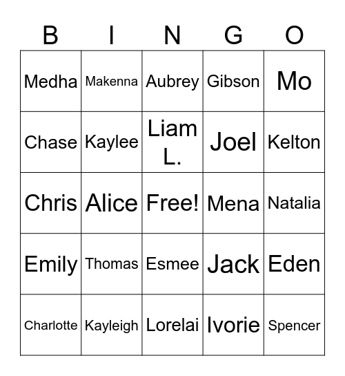 McLachlin Scrimshaw Bingo Card