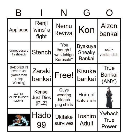 Cour 4 TYBW (PLEASE YAMMMMMS) Bingo Card