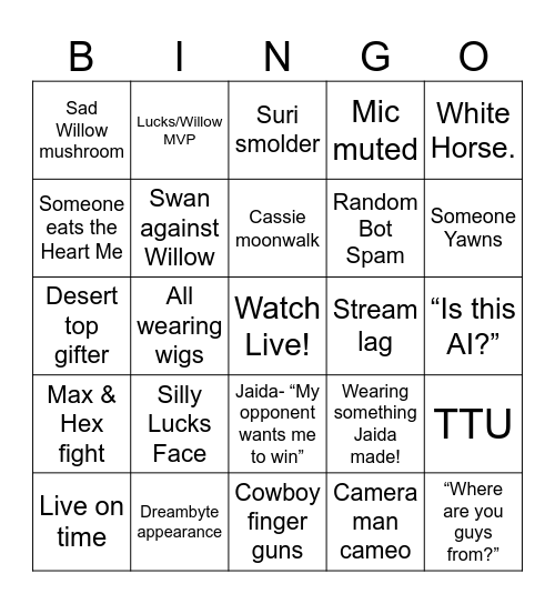 AD Bingo! Bingo Card