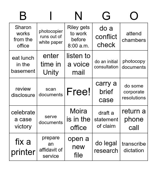 Baby Bingo Fundraiser Bingo Card