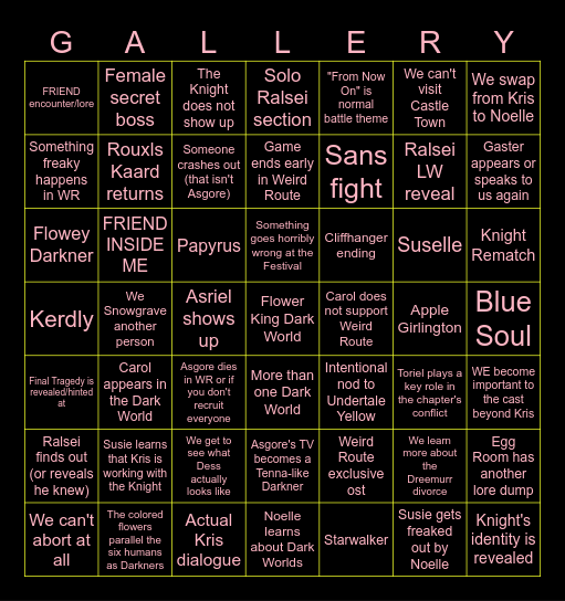 istg this is the final dr chapter 5 bingo Card