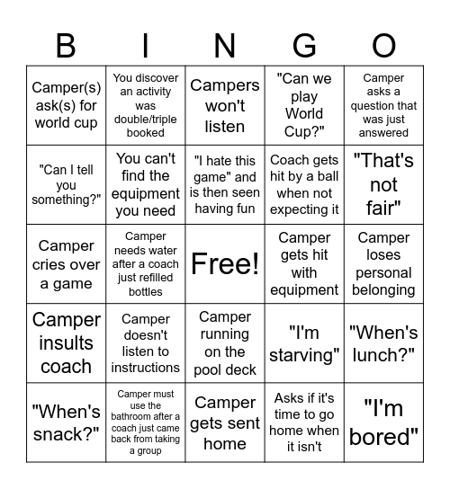 Teamworks 2026 Bingo Card