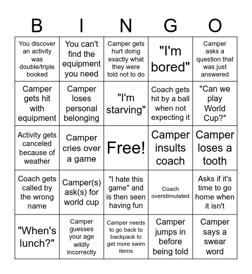 Teamworks 2026 Bingo Card