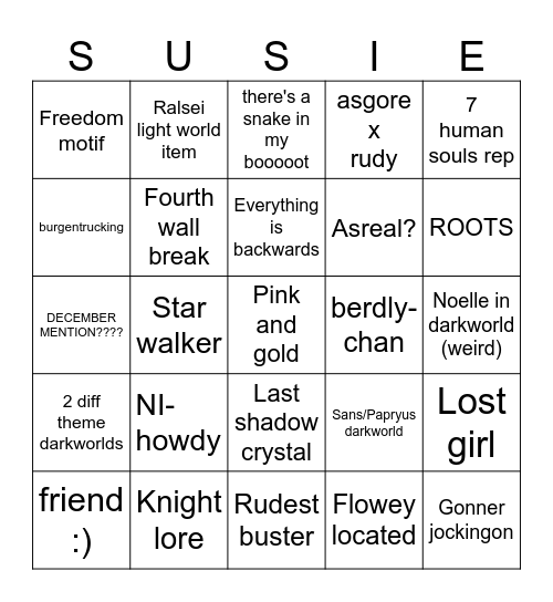 deltingo? Bingo Card