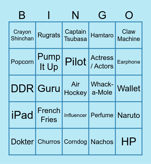 RGNLT’s Bingo Card