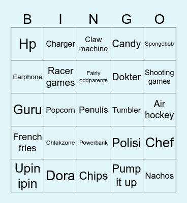 Cessa's Bingo Card