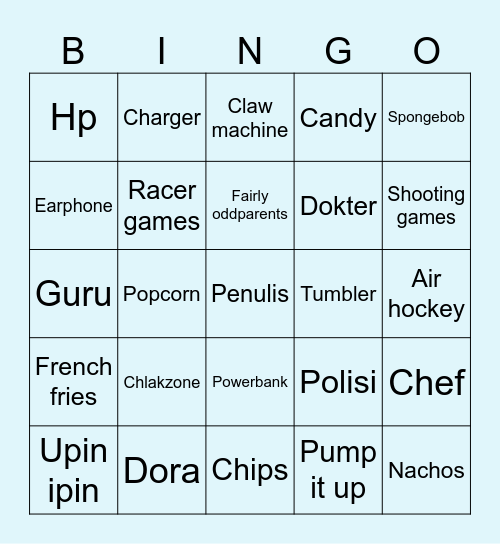 Cessa's Bingo Card
