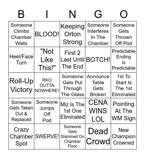 EC 2017 Bingo Card