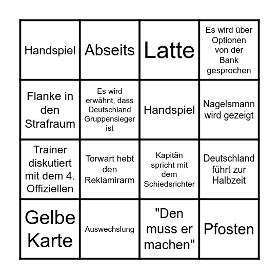 WM - BINGO Card