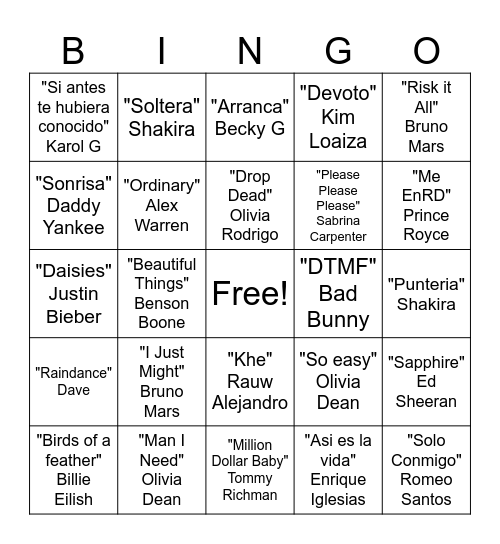 Back to School 2026 Bingo Card