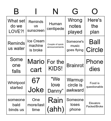 KS Masonic All State MB 2026 Bingo Card