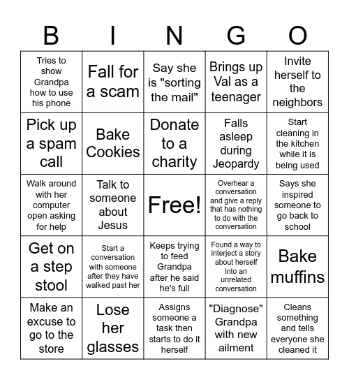 DINGBAT SHENANIGANS Bingo Card