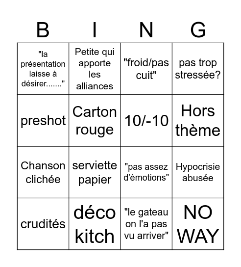 4 m Bingo Card