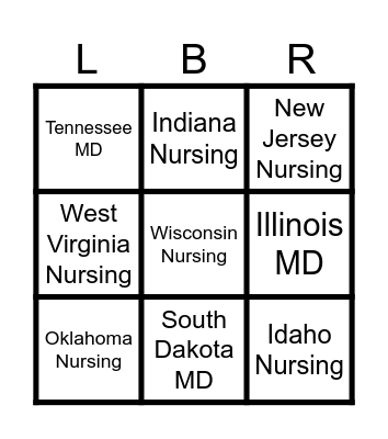 Ashley's Pod Bingo Card