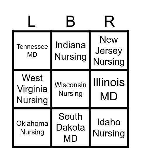 Ashley's Pod Bingo Card