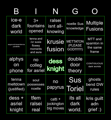 chapter 5 Bingo Card