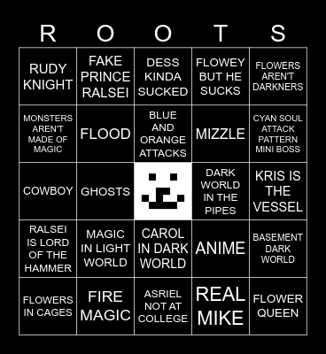 DELTARUNE Chapter 5 Bingo Card