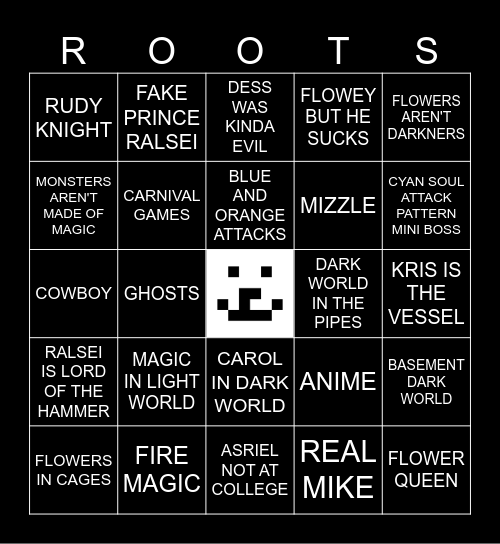 DELTARUNE Chapter 5 Bingo Card