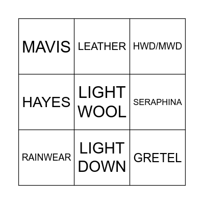 JUNE JOLT Bingo Card