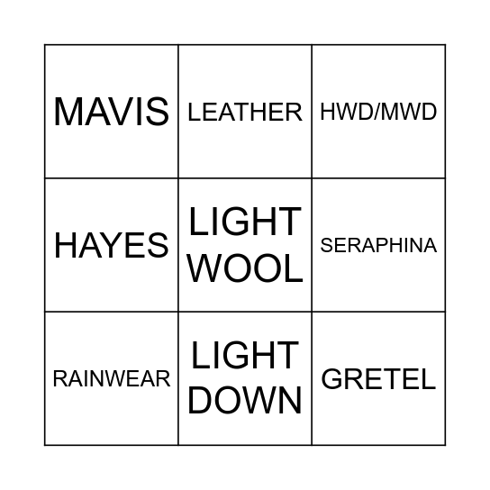 JUNE JOLT Bingo Card