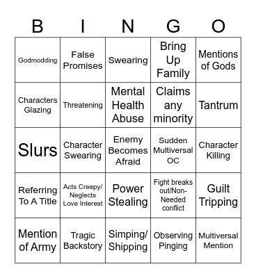Pixel Bingo Card