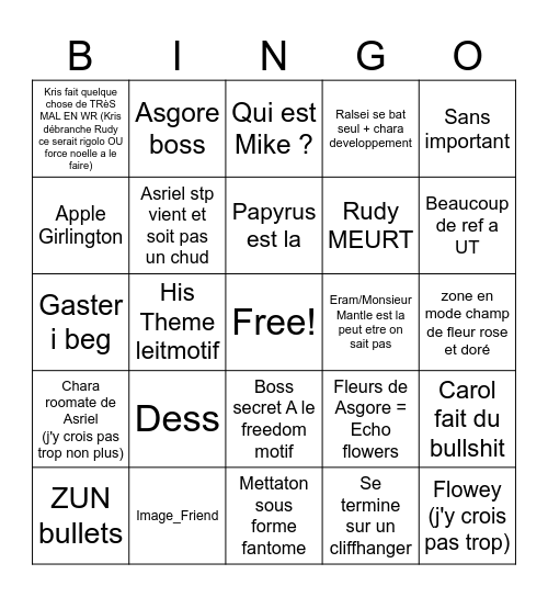 DeltaBingo Card
