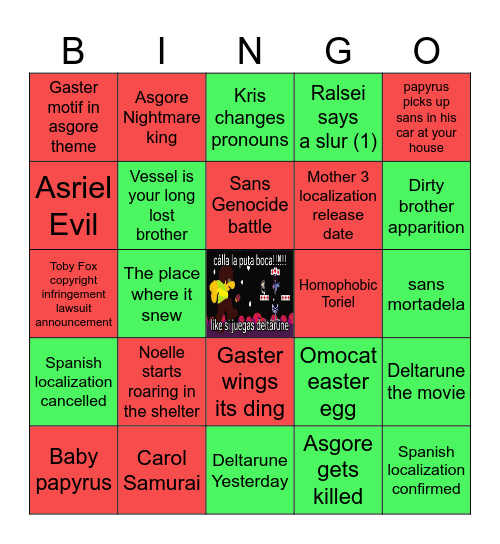 Chapter 5 bingo (real) Bingo Card