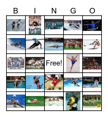Sports Bingo Card