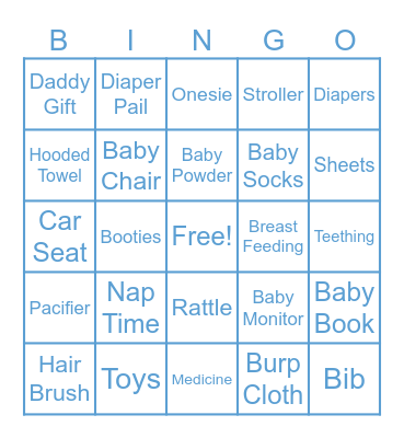 Here Comes the Son Bingo Card