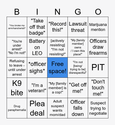 Midwest Safety Bingo Card