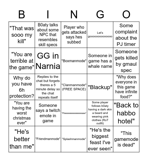 b0aty DMM Bingo Card