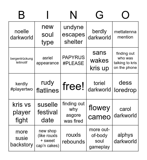 deltabingo Card