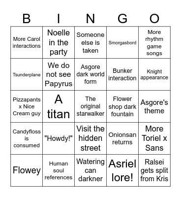 CHAPTER 5 BINGO Card