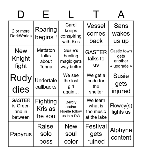 BingoRune Bingo Card