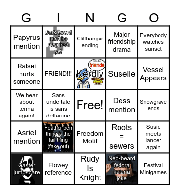 IVAN'S CHAPTER 5 GINGO Bingo Card