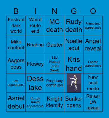 Deltarune Chapter 5 Bingo-NEO Bingo Card