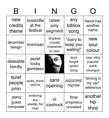 last minute chapter 5 Bingo Card