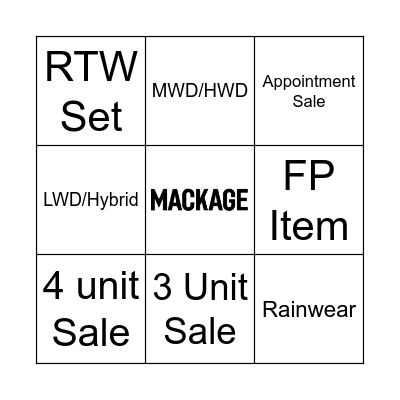 June Jolt Bingo Card