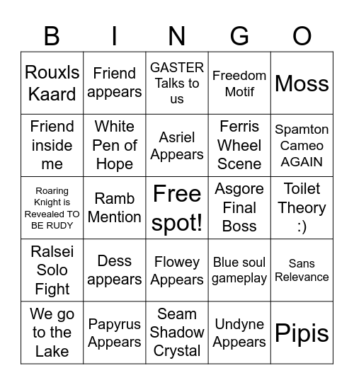 CHAPTER 5 BINGO "KAARD" Bingo Card