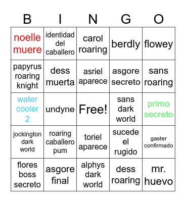 Deltacinco Bingo Card