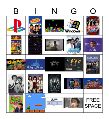 Nostalgia Edition Bingo Card