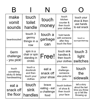 Brave Bingo Card