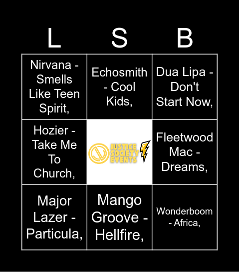 FULL CARD = BINGO Card