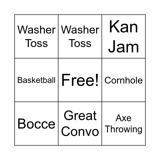 2026 Mystery Bus Bingo Card Bingo Card