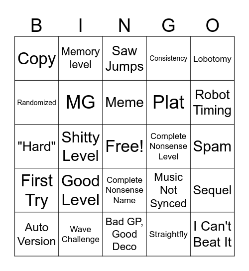 Recent Tab Bingo!!!! Bingo Card