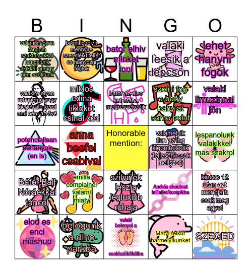✨ Bankett 2026 Bingo ✨ Bingo Card