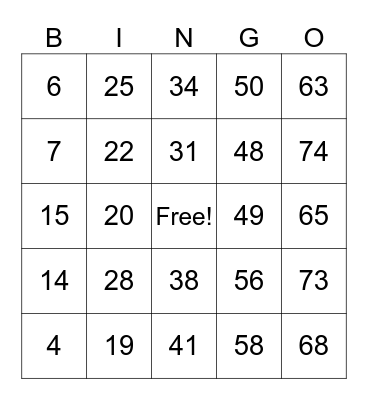 Beam Pride Bingo Card